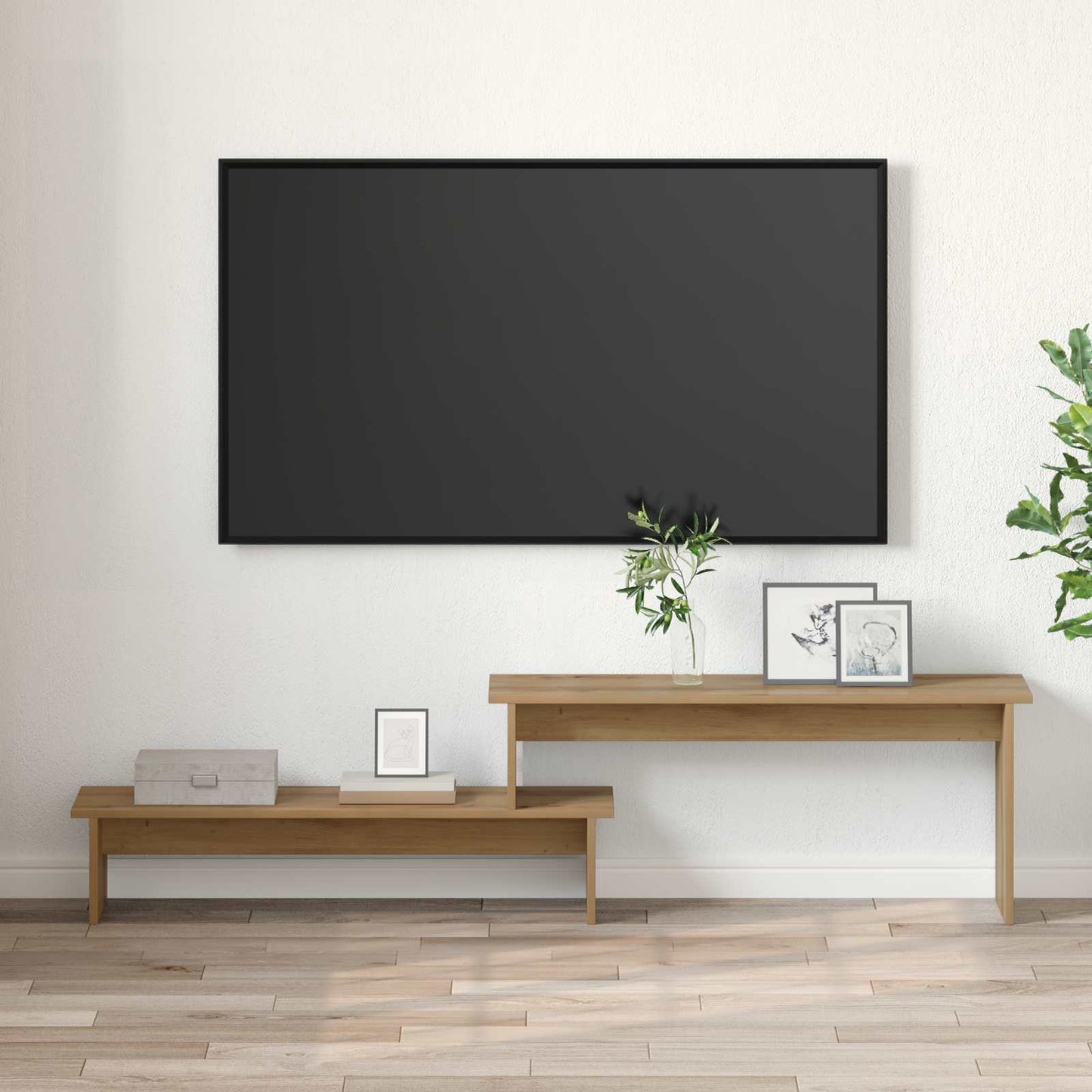 TV-Schrankset 180,5 x 30 x 43 cm Artisan-Eiche Holzwerkstoff