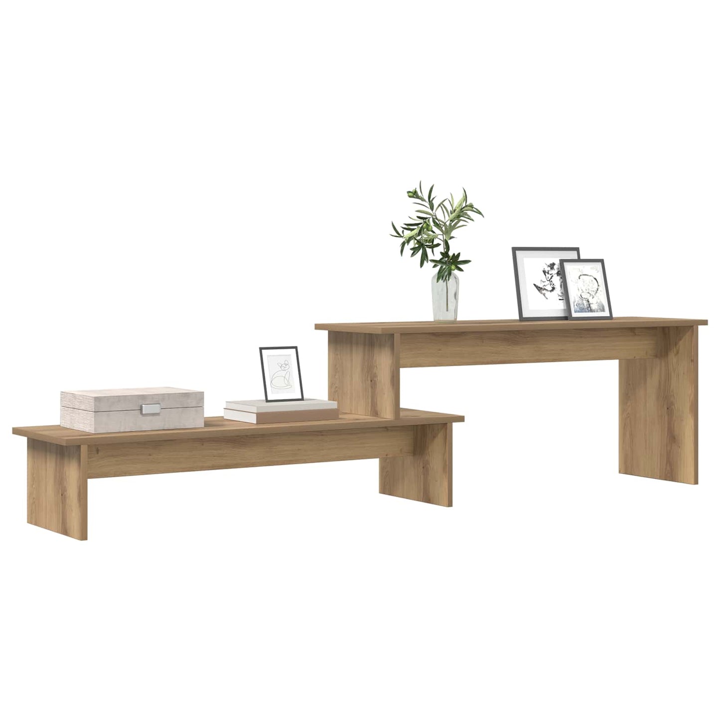 TV-Schrankset 180,5 x 30 x 43 cm Artisan-Eiche Holzwerkstoff