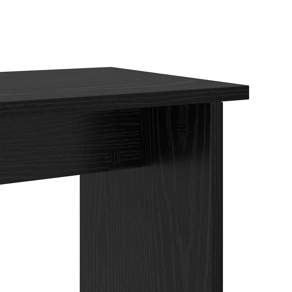 TV-Schränk Schwarz Eichen-Optik 180 x 30 x 43 cm Holzwerkstoff