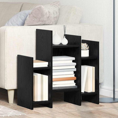 Seitenschrank Schwarz Eichen-Optik 60 x 26 x 60 cm