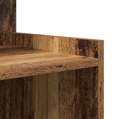 Nachttisch 2 stk. Altholz 40 x 35 x 60 cm Holzwerkstoff