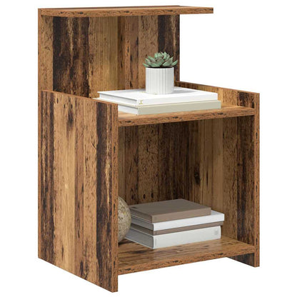 Nachttisch 2 stk. Altholz 40 x 35 x 60 cm Holzwerkstoff