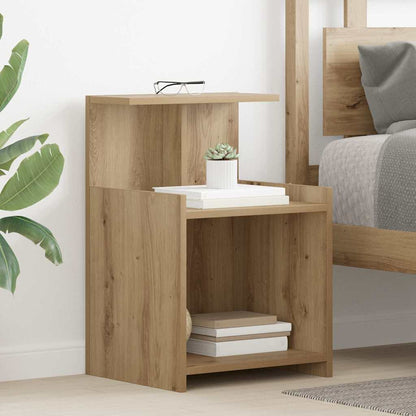 Nachttisch 2 stk. Artisan-Eiche 40 x 35 x 60 cm Holzwerkstoff