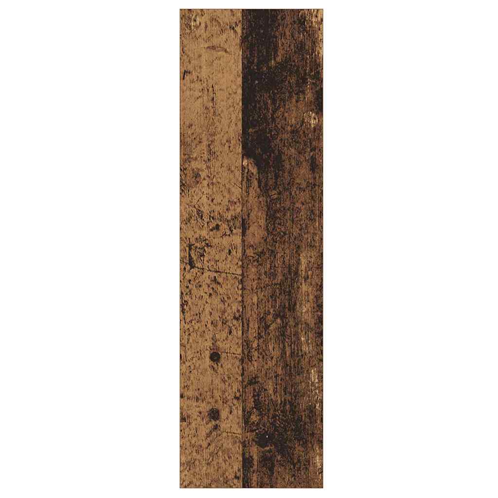 Schuhschrank 2 stk. 60 x 18 x 60 cm Holzwerkstoff Altholz