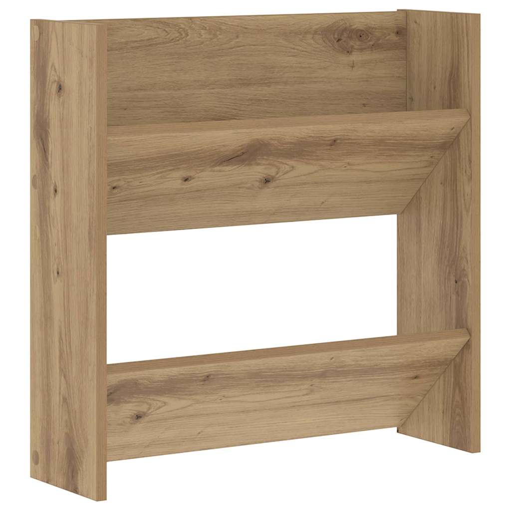 Schuhschrank 60 x 18 x 60 cm Holzwerkstoff Artisan-Eiche