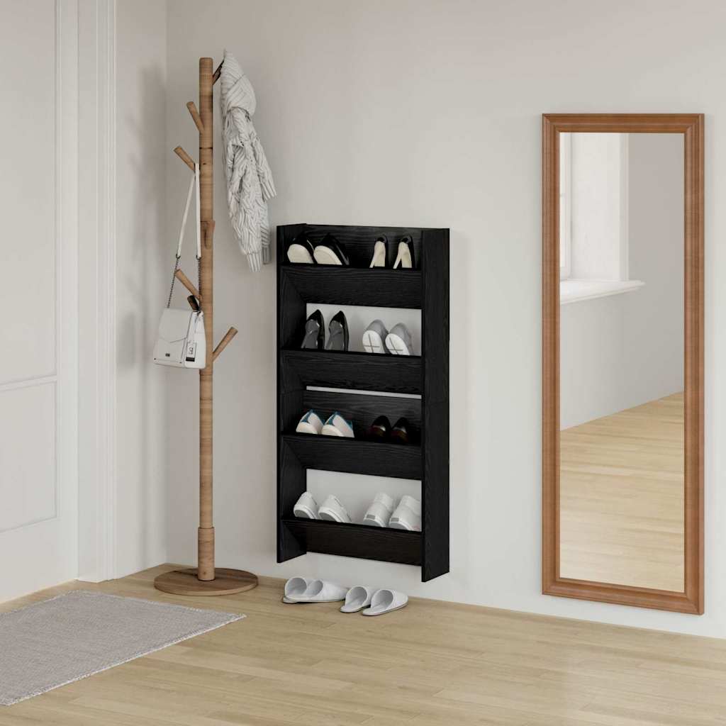 Schuhschrank 2 stk. 60 x 18 x 60 cm Holzwerkstoff