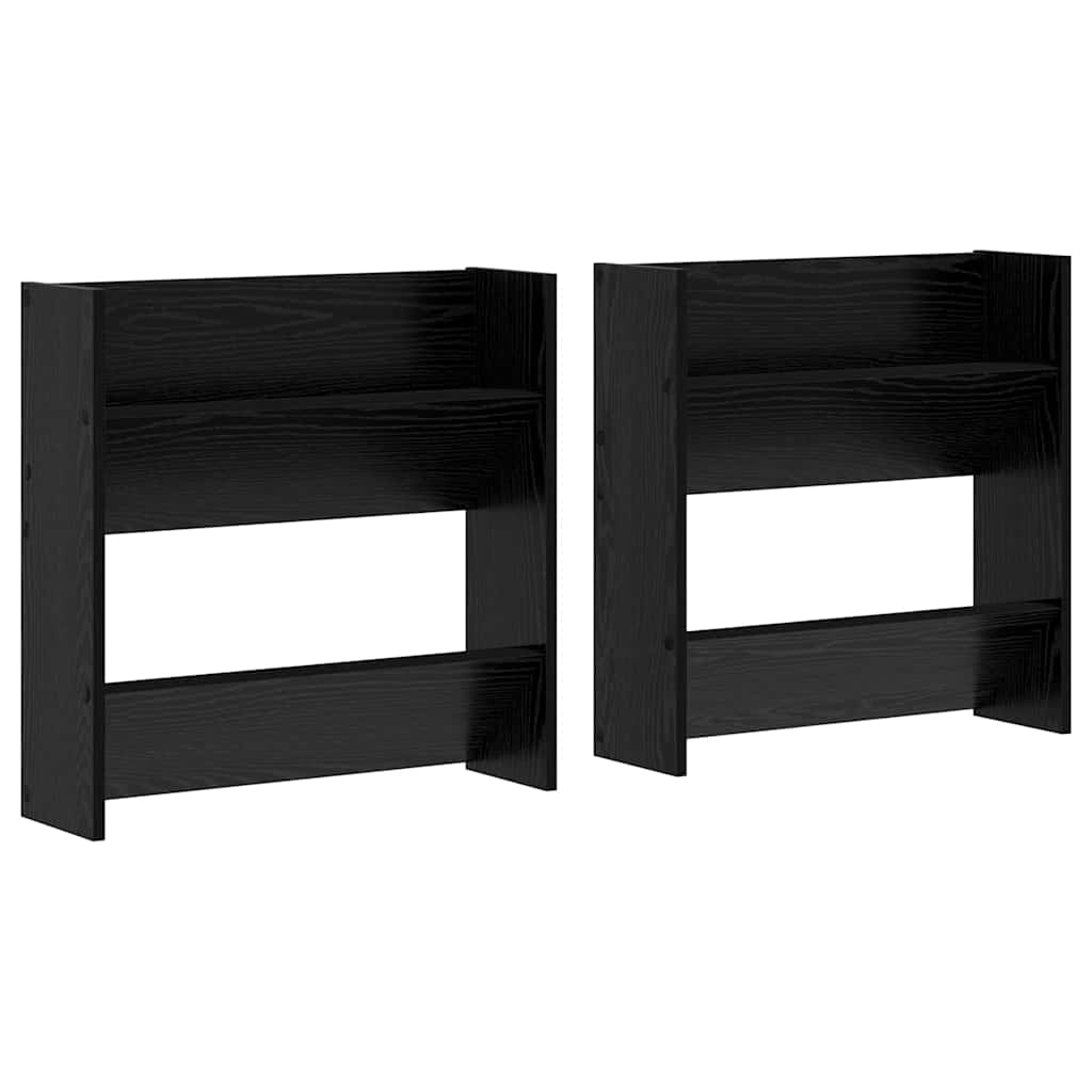 Schuhschrank 2 stk. 60 x 18 x 60 cm Holzwerkstoff