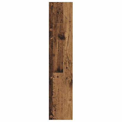 Schuhschrank 60 x 18 x 90 cm Holzwerkstoff Altholz