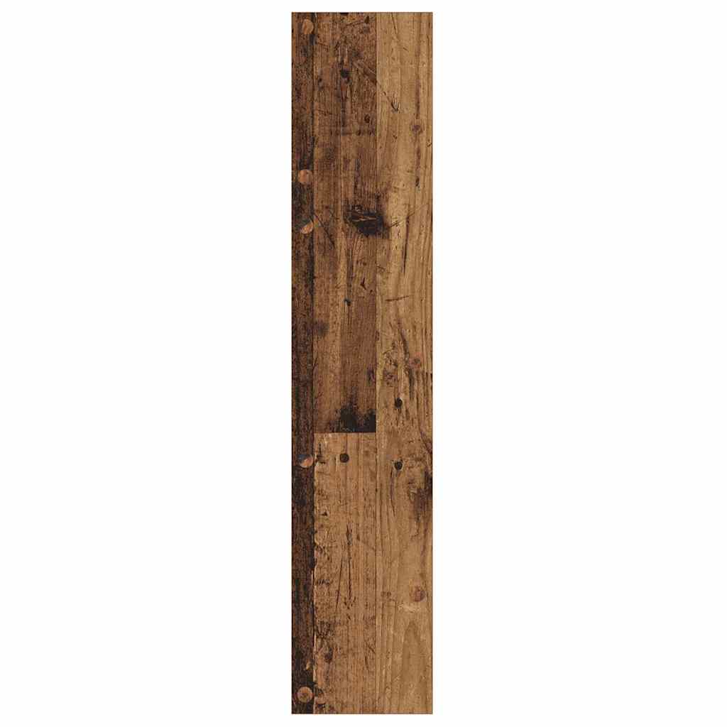 Schuhschrank 2 stk. 60 x 18 x 90 cm Holzwerkstoff Altholz