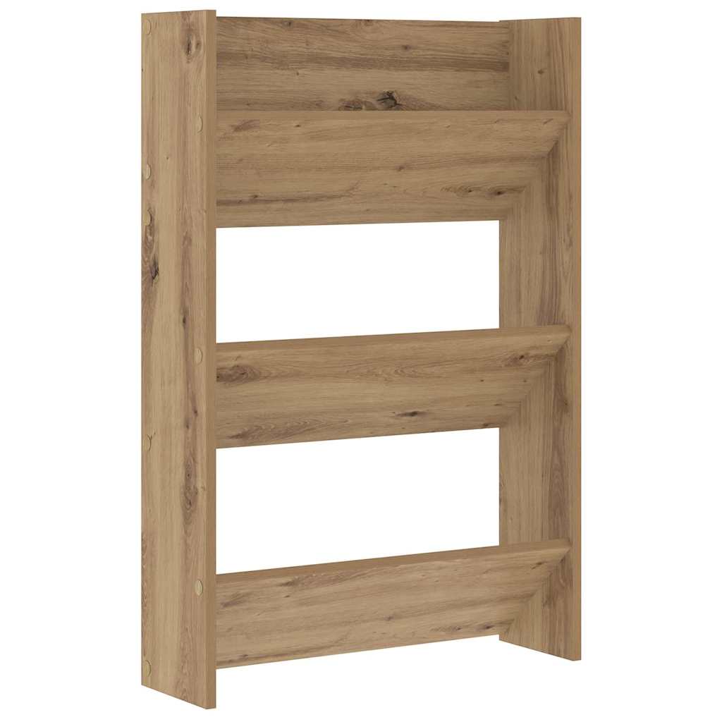 Schuhschrank 60 x 18 x 90 cm Holzwerkstoff Artisan-Eiche
