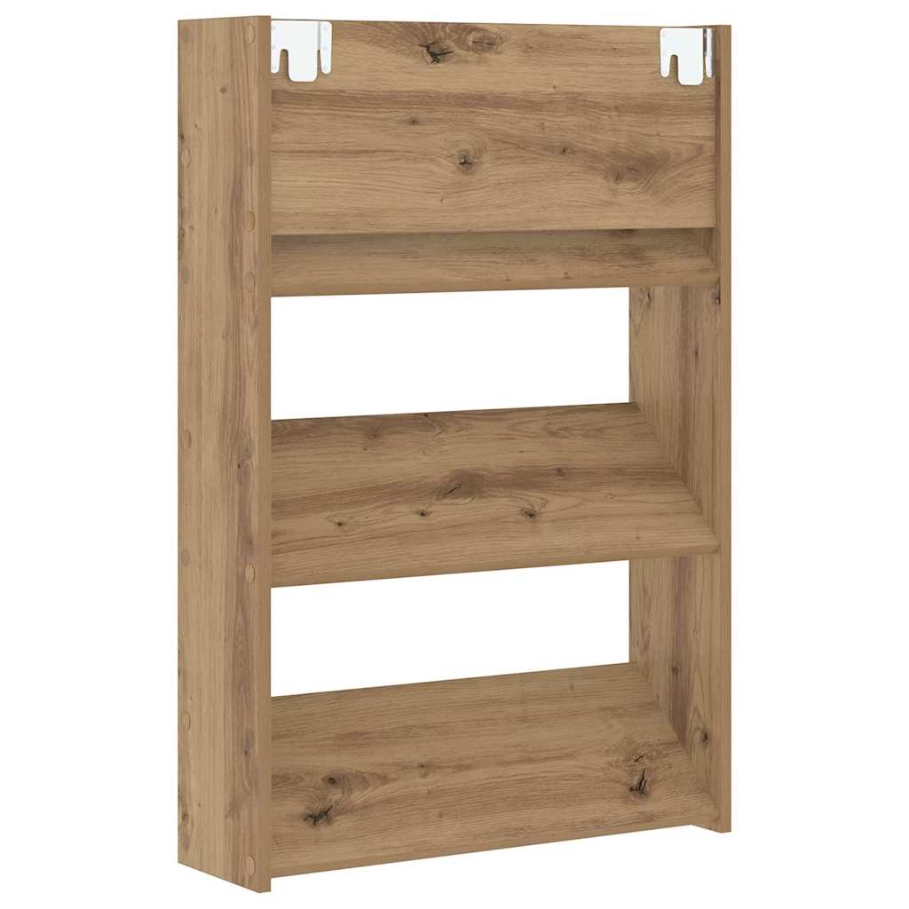 Schuhschrank 60 x 18 x 90 cm Holzwerkstoff Artisan-Eiche