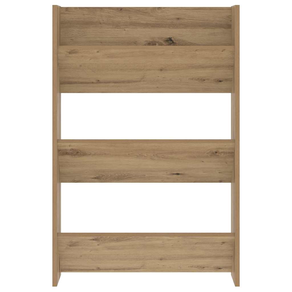 Schuhschrank 60 x 18 x 90 cm Holzwerkstoff Artisan-Eiche