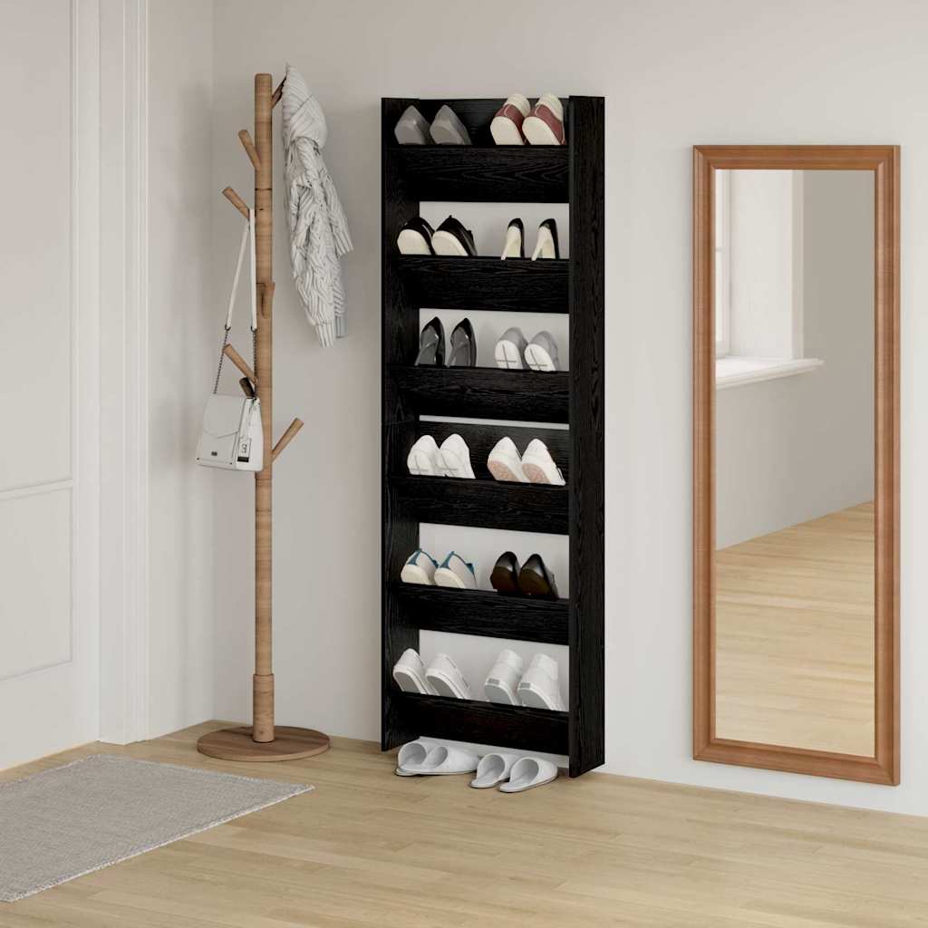 Schuhschrank 2 stk. 60 x 18 x 90 cm Holzwerkstoff