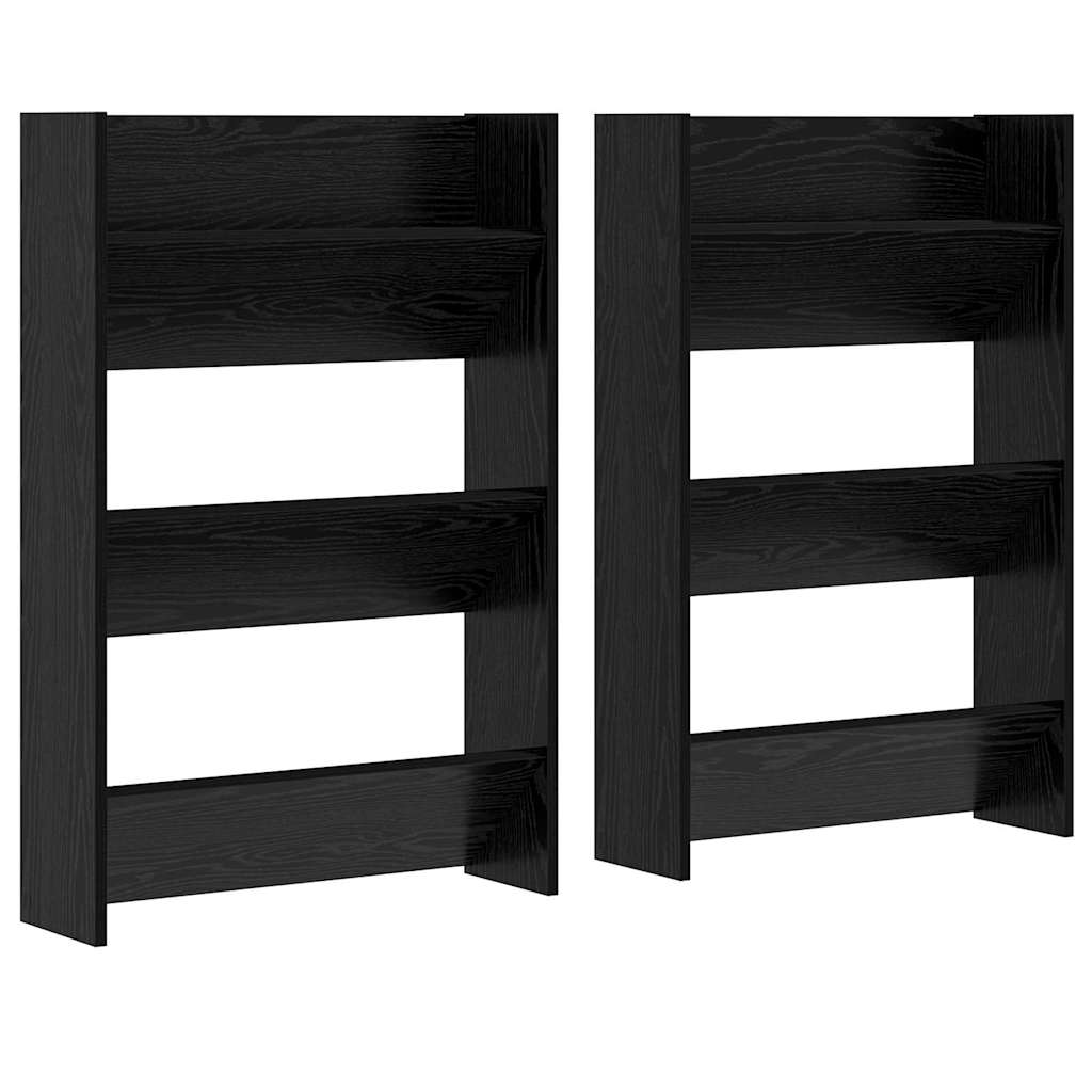 Schuhschrank 2 stk. 60 x 18 x 90 cm Holzwerkstoff