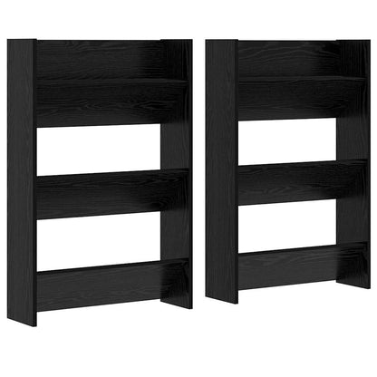 Schuhschrank 2 stk. 60 x 18 x 90 cm Holzwerkstoff