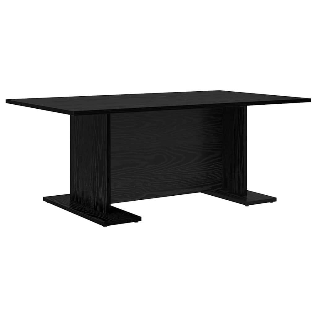 Couchtisch Schwarz Eichen-Optik 103.5 x 60 x 40 cm