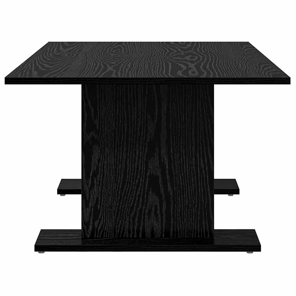 Couchtisch Schwarz Eichen-Optik 103.5 x 60 x 40 cm