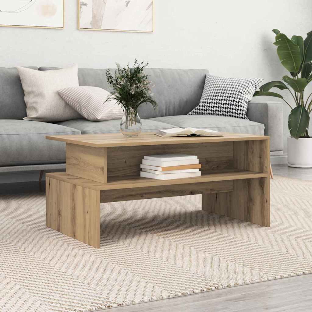 Couchtisch Artisan-Eiche 90 x 55 x 42,5 cm Holzwerkstoff