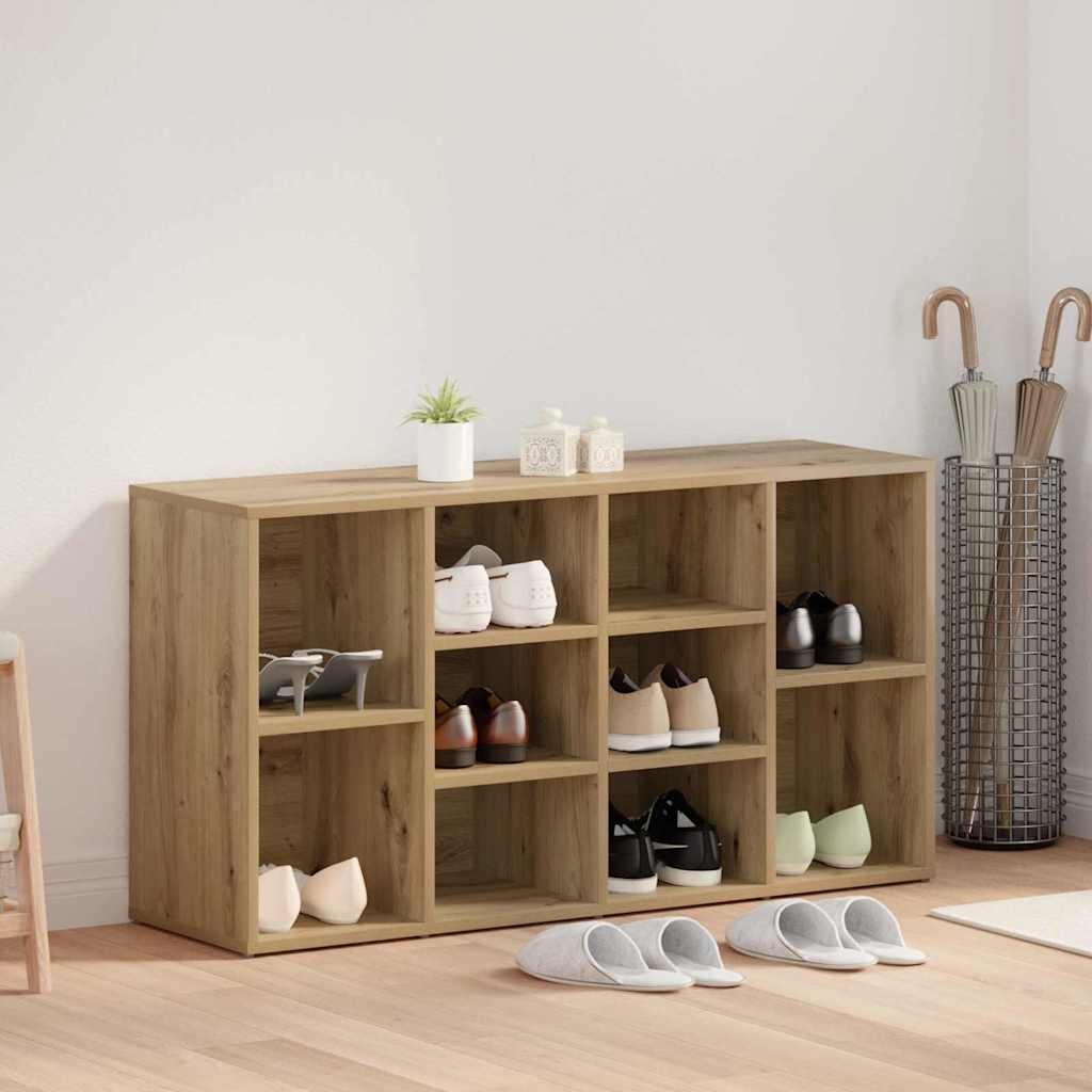Schuhbank 103 x 30 x 54,5 cm Holzwerkstoff Artisan-Eiche
