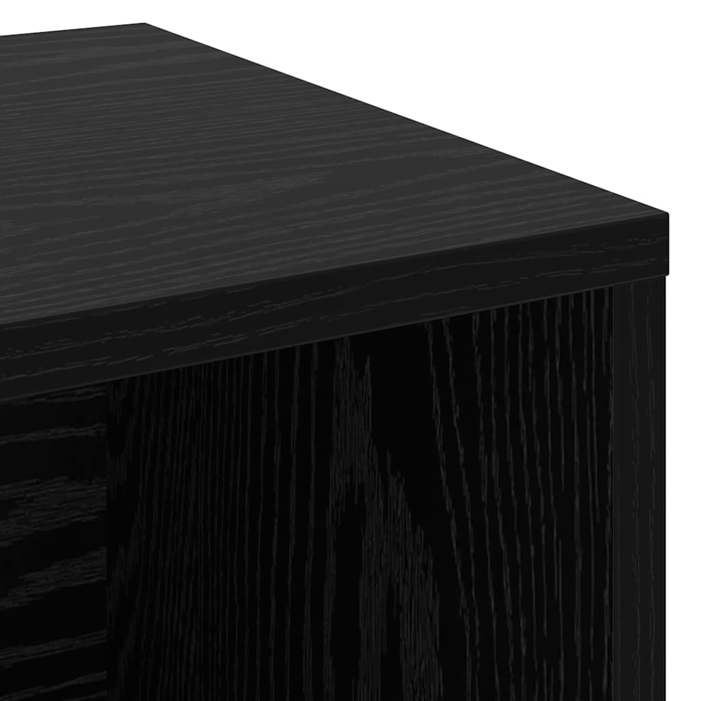 Schuhbank 103 x 30 x 54,5 cm Holzwerkstoff Schwarz Eichen-Optik