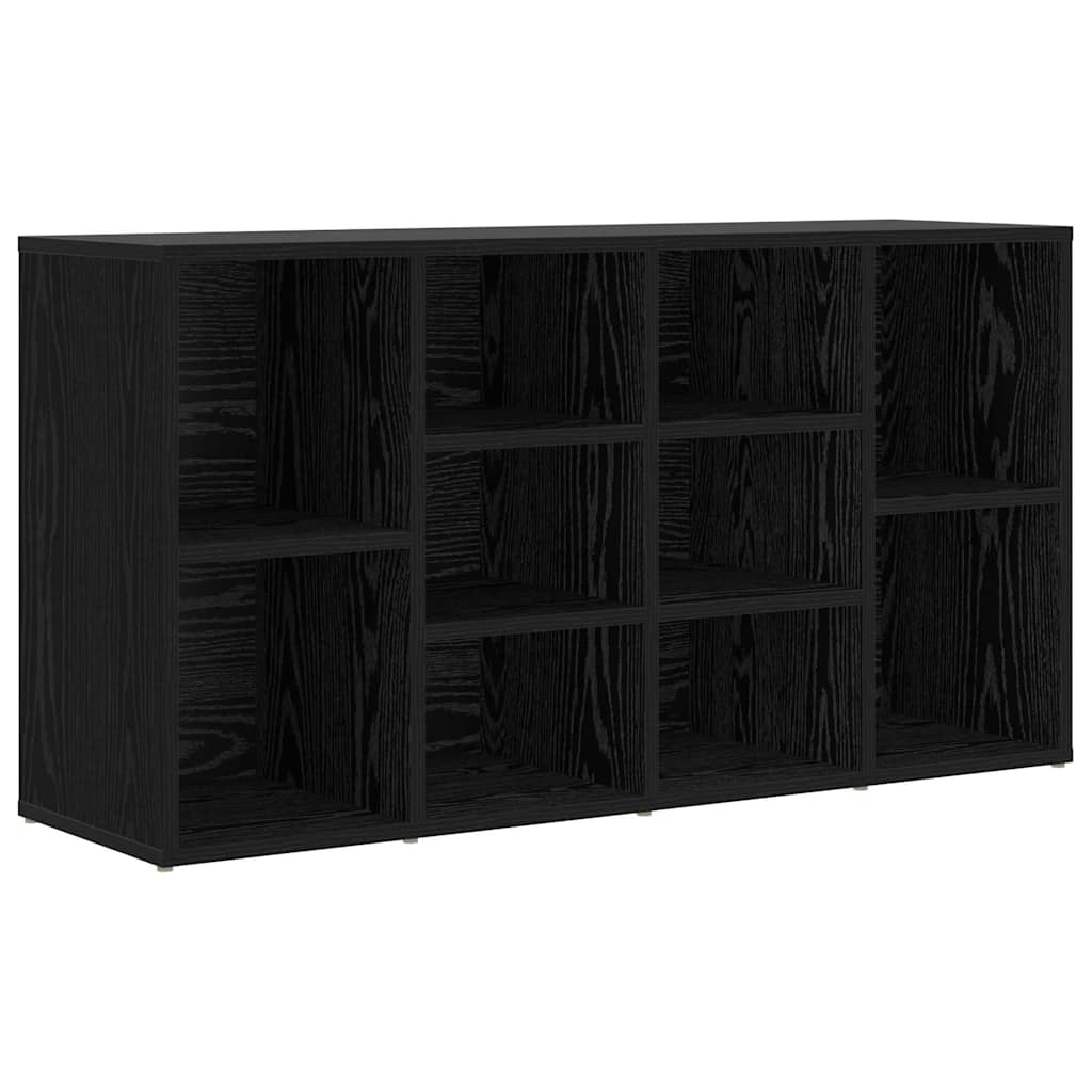 Schuhbank 103 x 30 x 54,5 cm Holzwerkstoff Schwarz Eichen-Optik