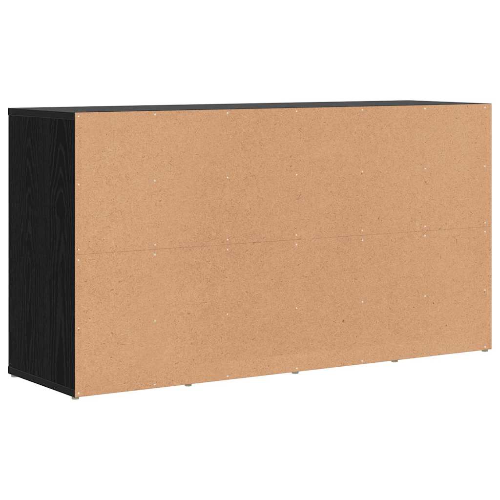 Schuhbank 103 x 30 x 54,5 cm Holzwerkstoff Schwarz Eichen-Optik