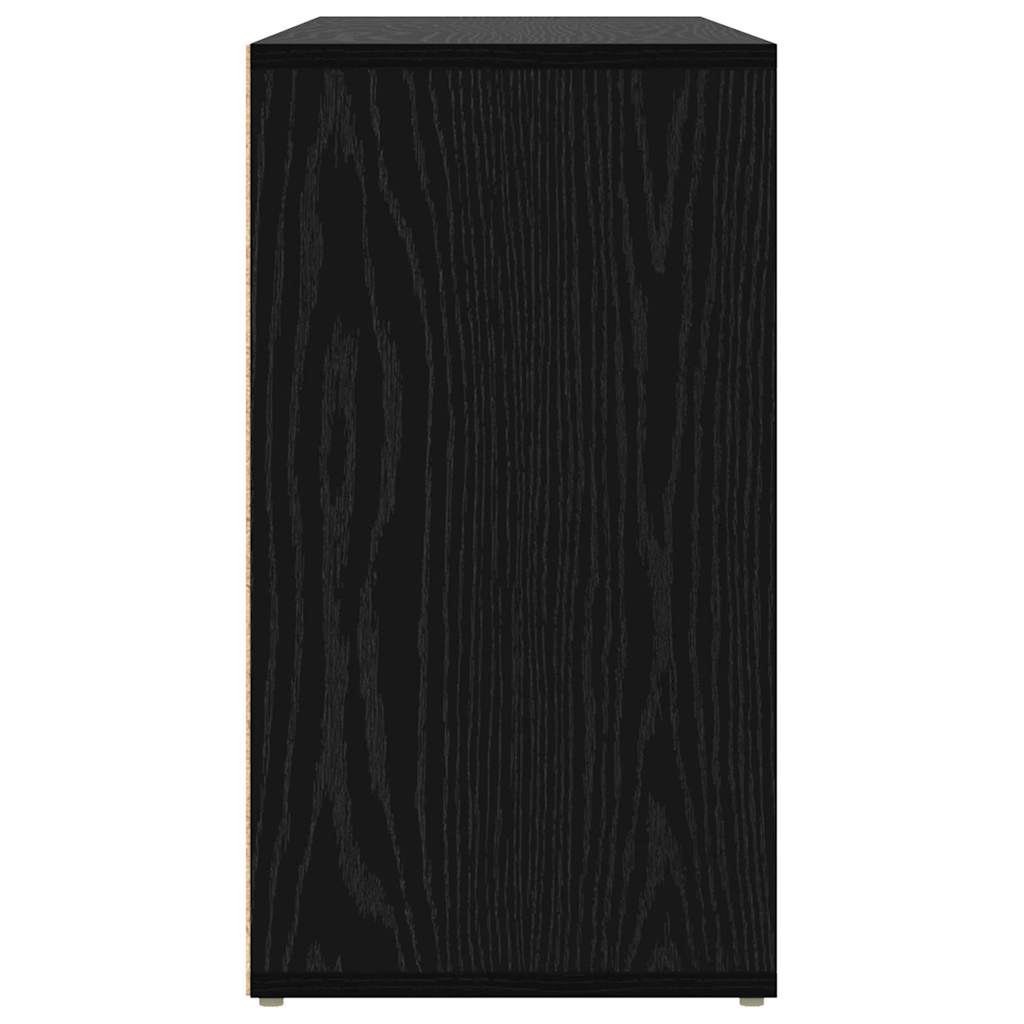 Schuhbank 103 x 30 x 54,5 cm Holzwerkstoff Schwarz Eichen-Optik