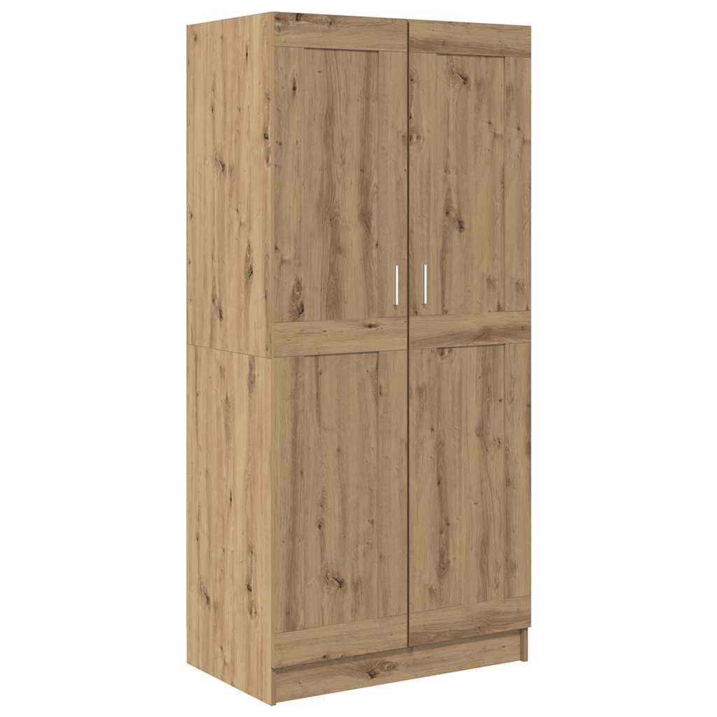 Kleiderschrank artisian oak 82,5 x 51,5 x 180 cm Holzwerkstoff