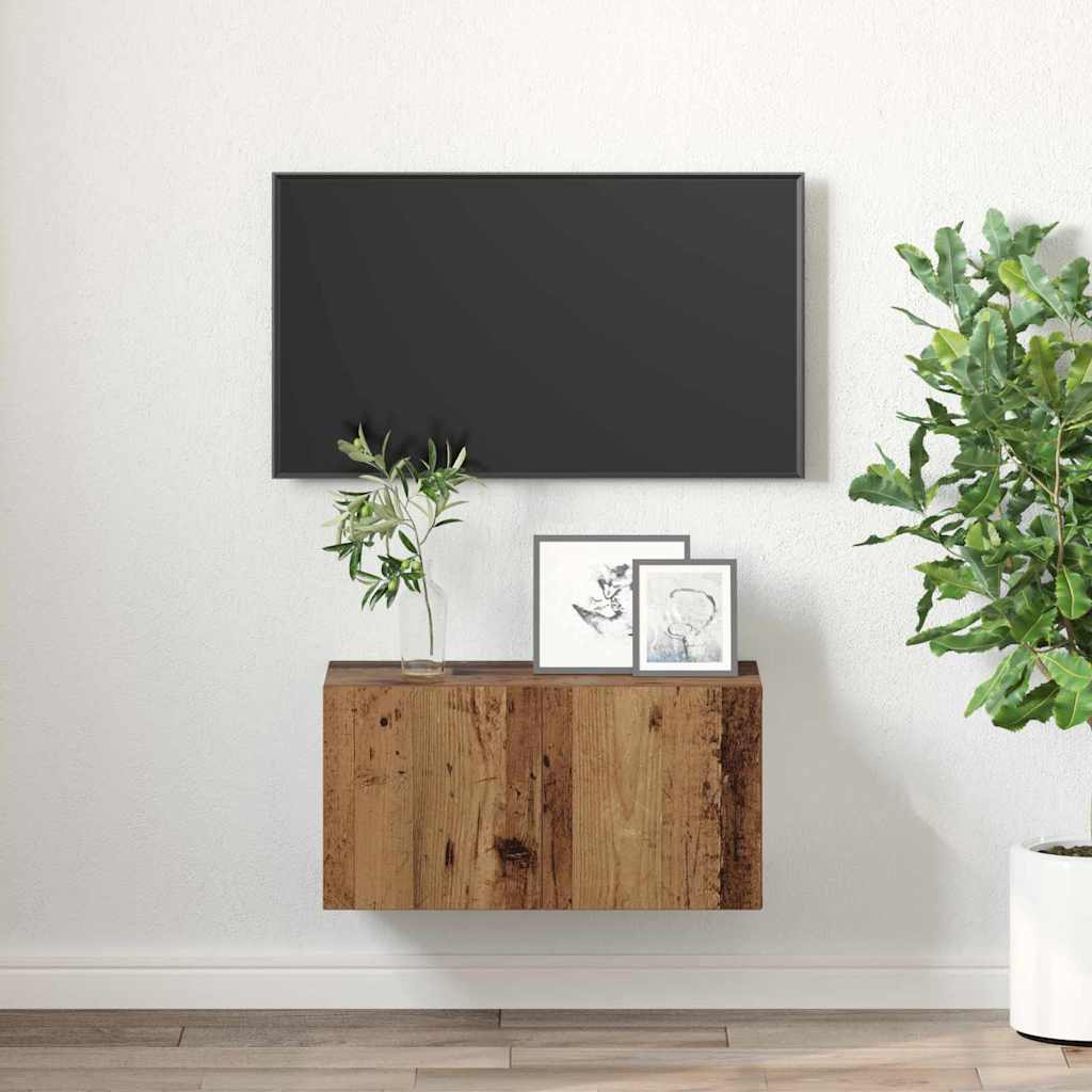 TV-Schrankset 60 x 30 x 30 cm Braun Holzwerkstoff