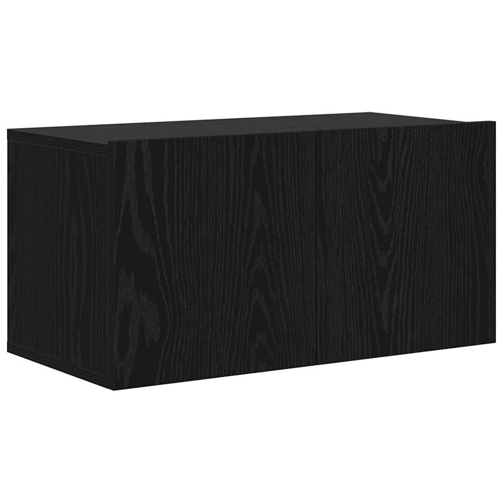 TV-Schrankset 60 x 30 x 30 cm Schwarz Holzwerkstoff