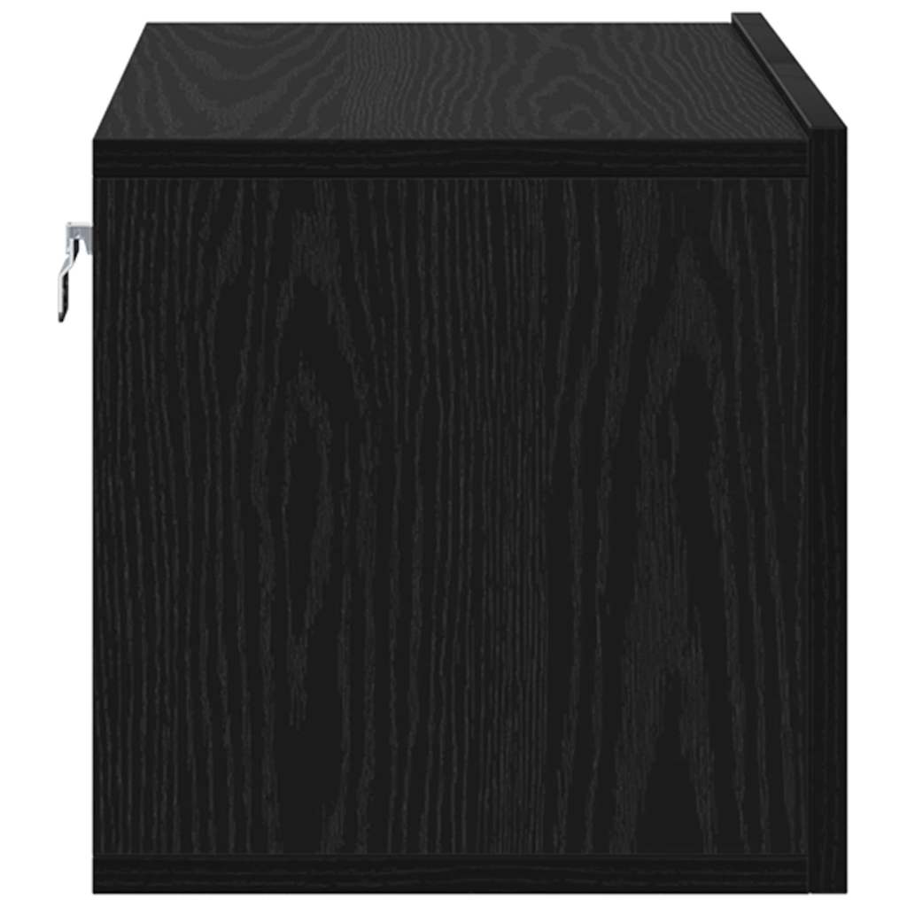TV-Schrankset 60 x 30 x 30 cm Schwarz Holzwerkstoff