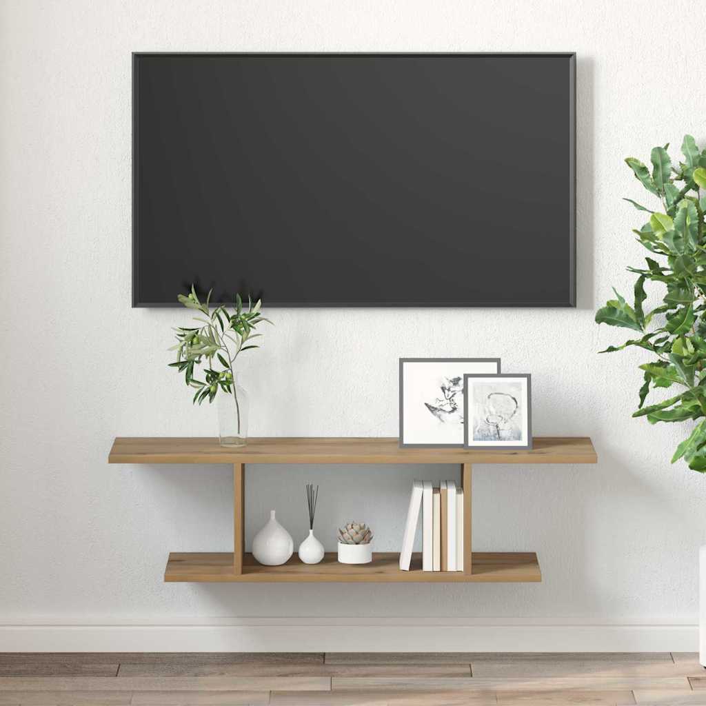 TV-Schrankset 103 x 30 x 26,5 cm Braun Holzwerkstoff