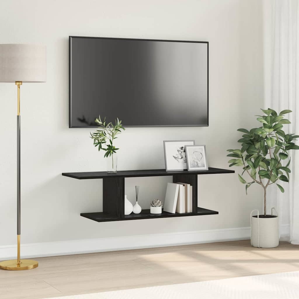 TV-Schrankset 103 x 30 x 26,5 cm Schwarz Holzwerkstoff