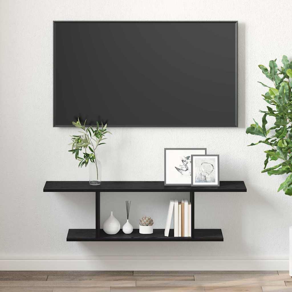 TV-Schrankset 103 x 30 x 26,5 cm Schwarz Holzwerkstoff