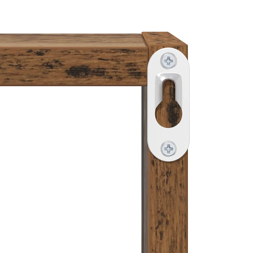 Wandregale Wandhalterung 2 Stk. Altholz Holzwerkstoff