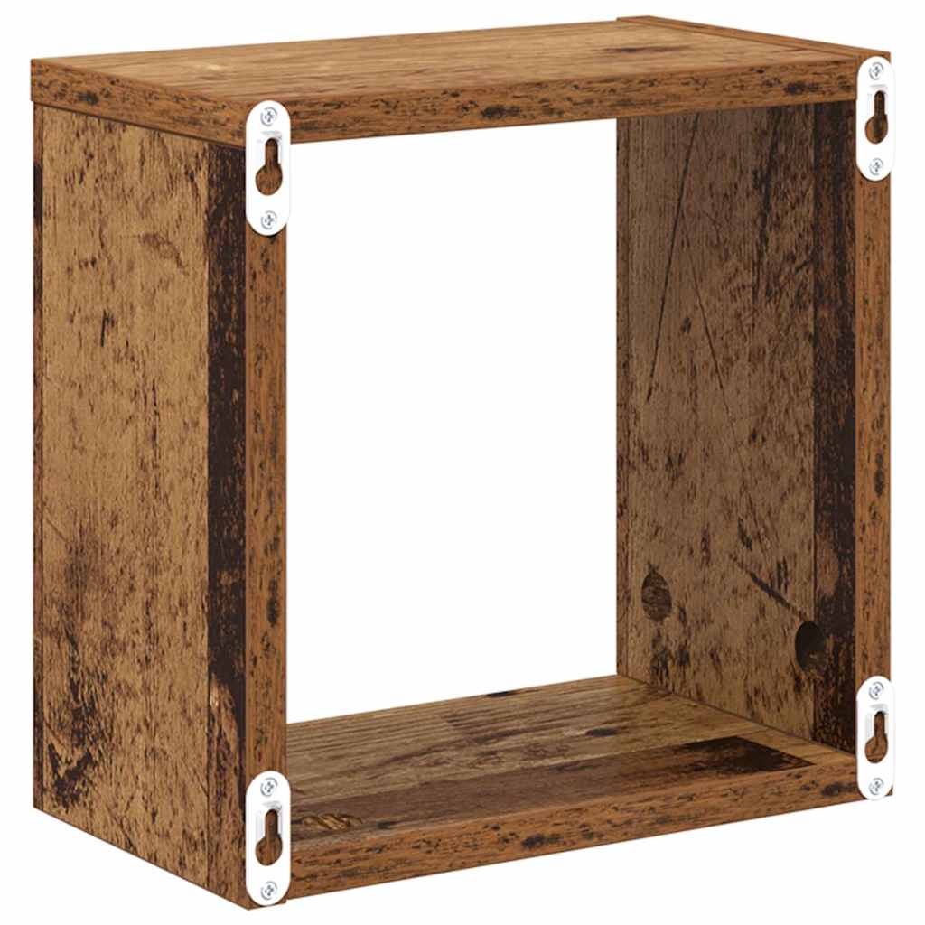 Wandregale Wandhalterung 2 Stk. Altholz Holzwerkstoff