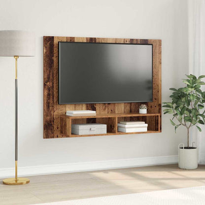 TV-Schrankset 120 x 23,5 x 90 cm Altholz Holzwerkstoff