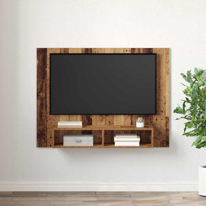 TV-Schrankset 120 x 23,5 x 90 cm Altholz Holzwerkstoff
