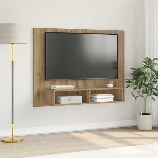 Wand TV Schrank Artisan-Eiche 120 x 23.5 x 90 cm Holzwerkstoff