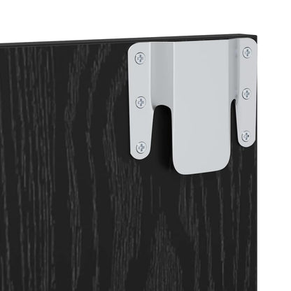 TV-Schrankset 120 x 23,5 x 90 cm Schwarz Eichen-Optik