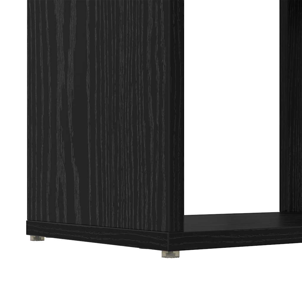 TV-Schrankset 60 x 24 x 125,5 cm Schwarz Holzwerkstoff