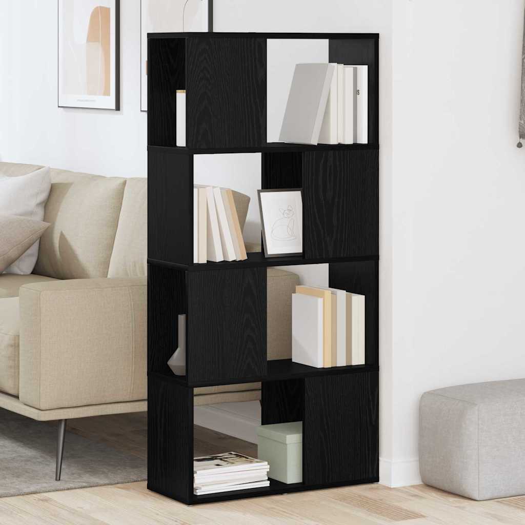 TV-Schrankset 60 x 24 x 125,5 cm Schwarz Holzwerkstoff