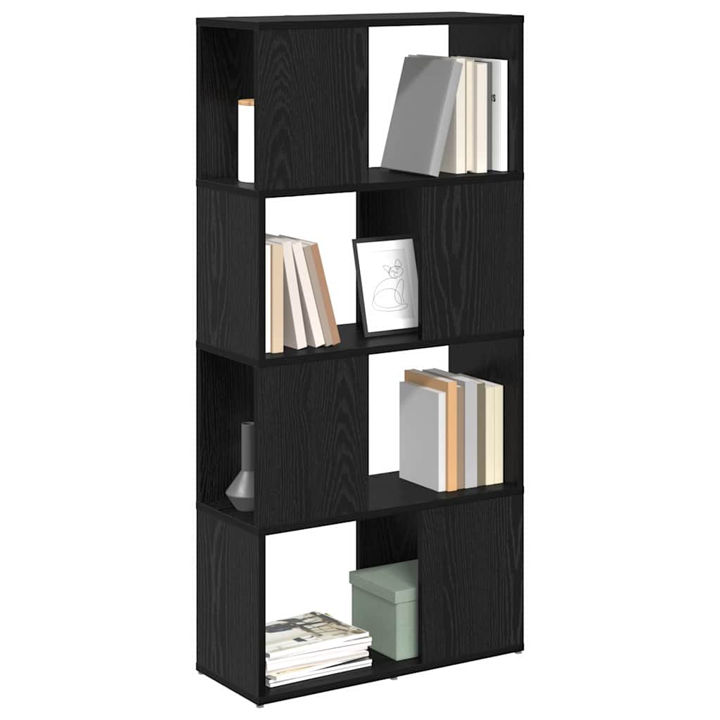 TV-Schrankset 60 x 24 x 125,5 cm Schwarz Holzwerkstoff