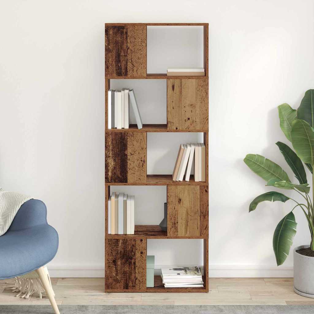 TV-Schrankset 60 x 24 x 156 cm Braun Holzwerkstoff