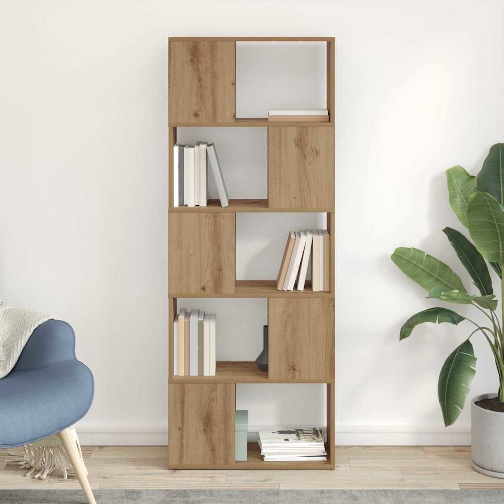 TV-Schrankset 60 x 24 x 156 cm Braun Holzwerkstoff