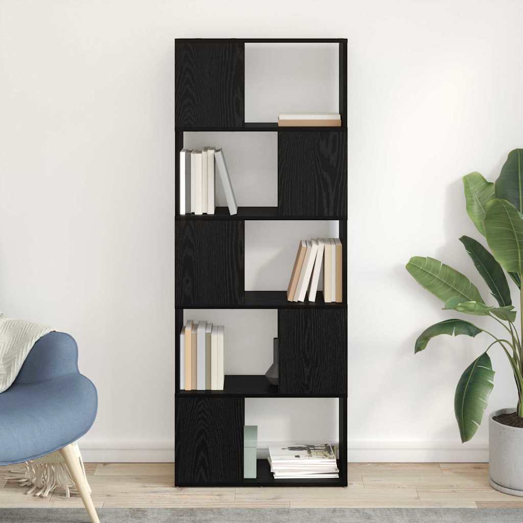 TV-Schrankset 60 x 24 x 156 cm Schwarz Holzwerkstoff