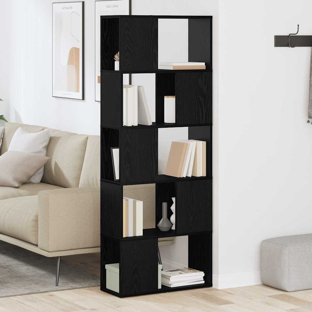 TV-Schrankset 60 x 24 x 156 cm Schwarz Holzwerkstoff