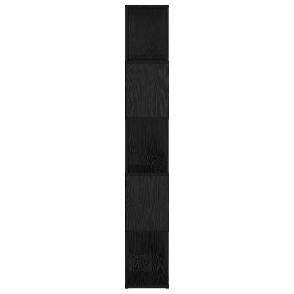 TV-Schrankset 60 x 24 x 156 cm Schwarz Holzwerkstoff