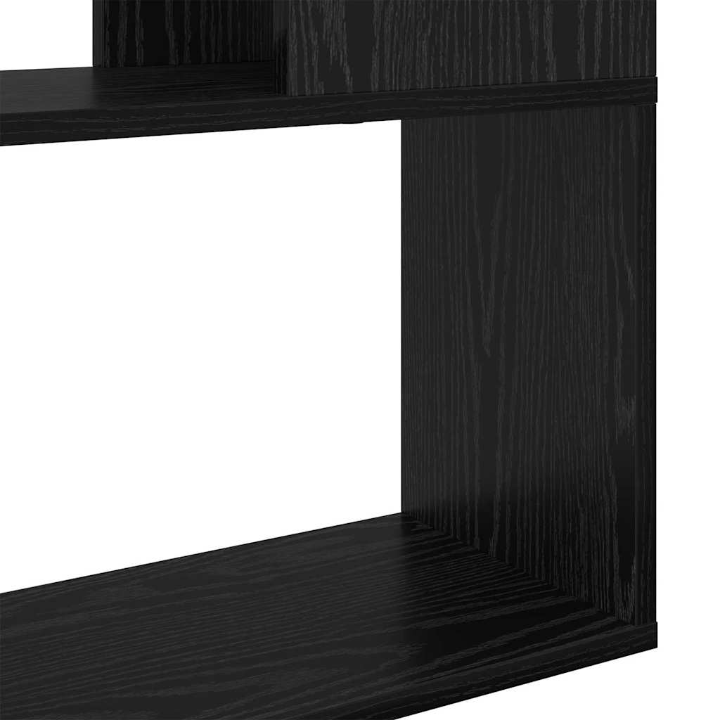 TV-Schrankset 80 x 24 x 125 cm Schwarz Holzwerkstoff