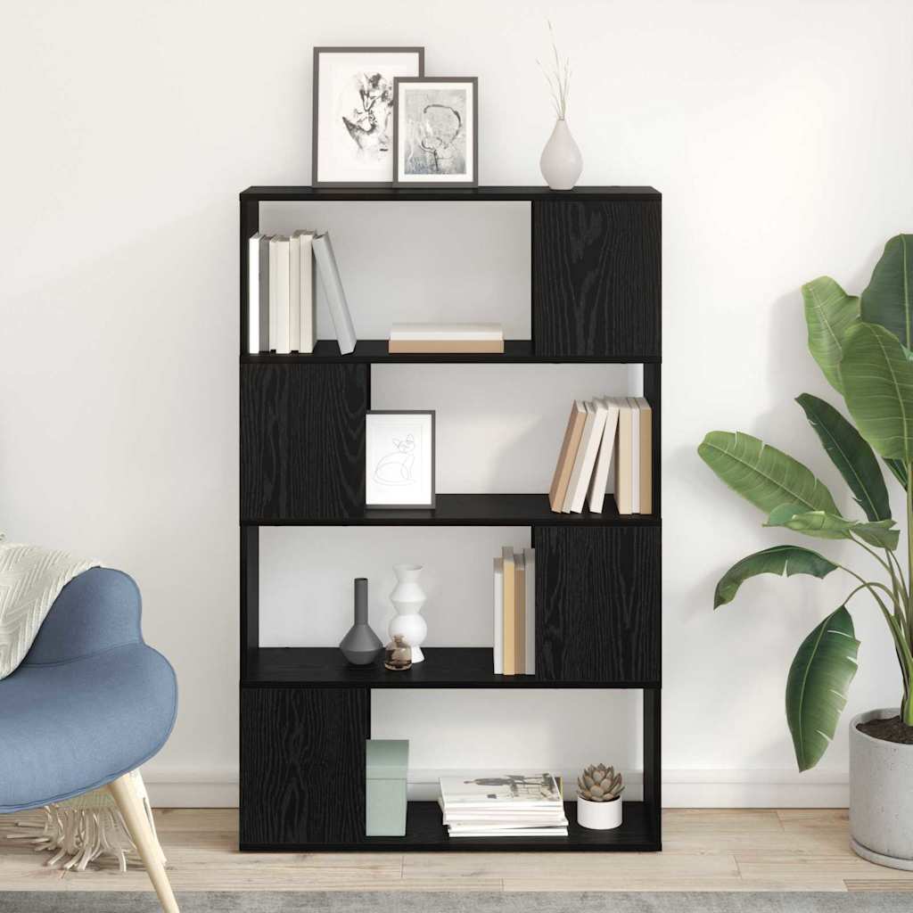 TV-Schrankset 80 x 24 x 125 cm Schwarz Holzwerkstoff